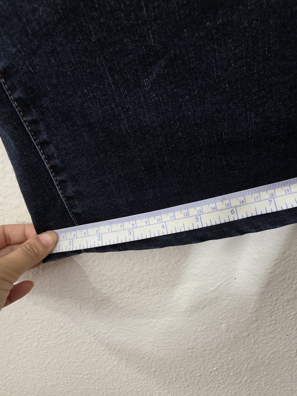 LuLaRoe Womens Size 38 Dark Wash Stretch Denim Straight Leg Jeans - Picture 10 of 13
